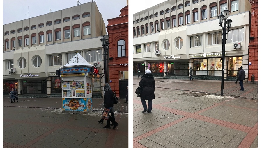 Земельные участки освобождают от незаконных 
торговых объектов