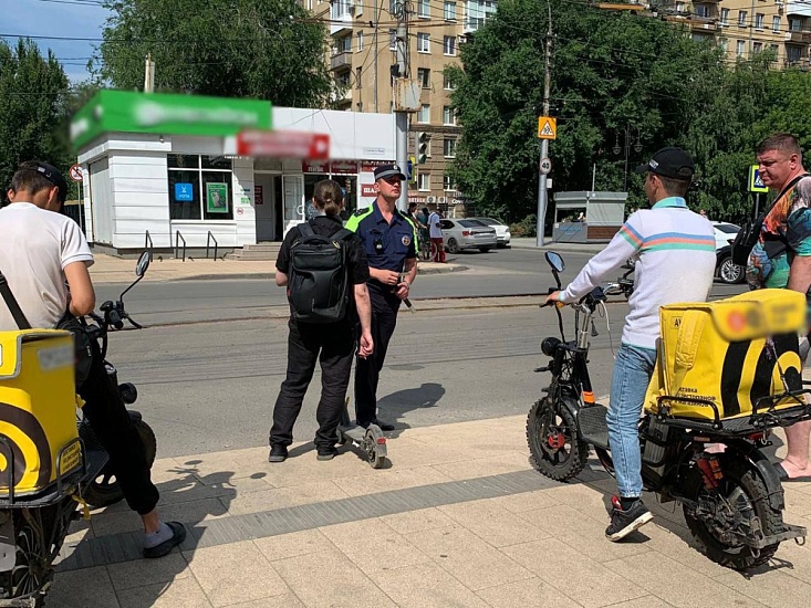 Продолжается контроль за соблюдением правил использования средств индивидуальной мобильности