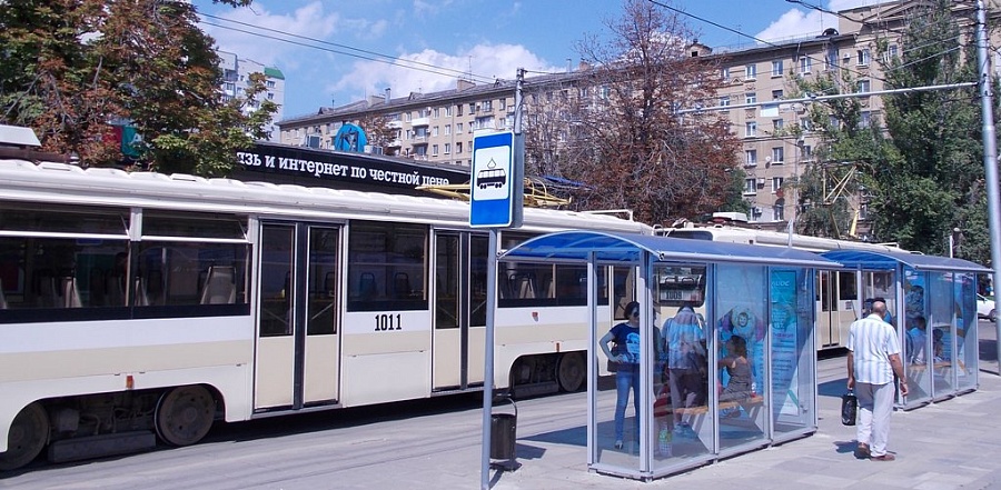 Во Фрунзенском районе - новые остановочные 
павильоны