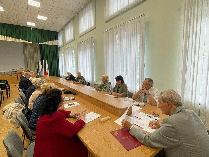 Во Фрунзенском районе состоялось заседание 
пленума Совета ветеранов