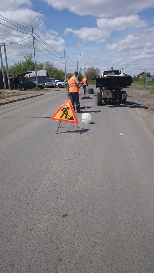 За 5 дней в Саратове восстановили более 
1000 кв.м дорожного полотна