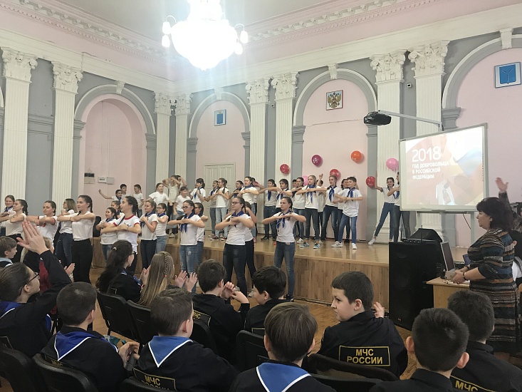 В Кировском районе прошло выступление 
агитбригады « Мы - волонтеры!»