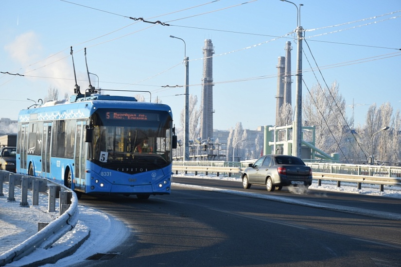 По Трофимовскому путепроводу пошли троллейбусы