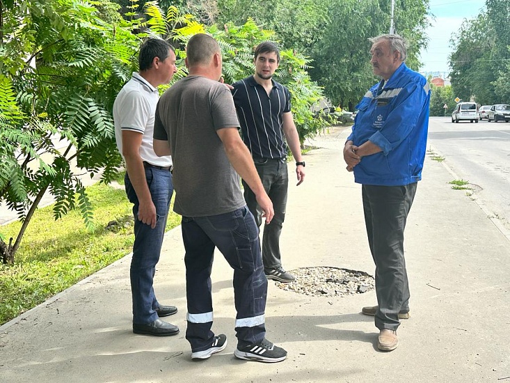 На территории Ленинского района состоялось 
обследование мест производства земляных работ