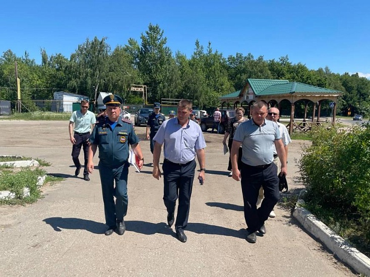 Состоялось выездное мероприятие по противопожарной 
безопасности на территории природного парка «Кумысная поляна» и Андреевских прудов