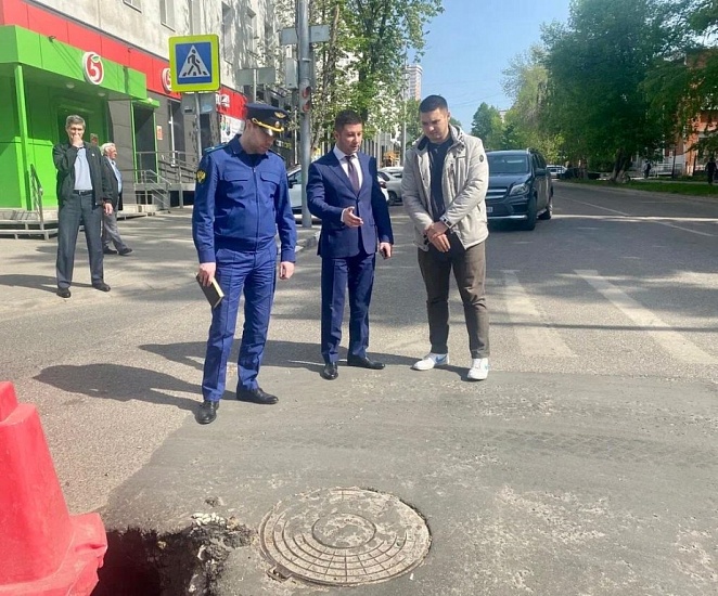 В Октябрьском районе выявлены нарушения 
при проведении земляных работ
