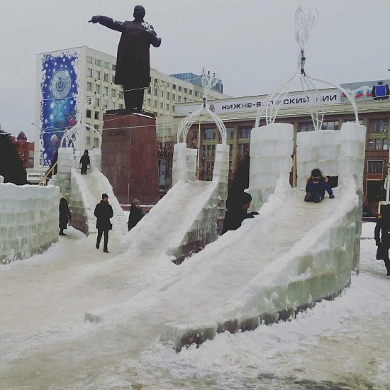 Ледовый городок вновь заработал в полном 
объеме