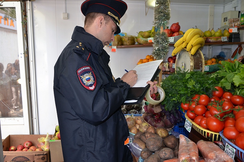 Состоялся рейд по выявлению объектов незаконной 
торговли