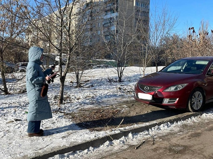 В Заводском районе прошли мероприятия 
с целью выявления объектов незаконной парковки