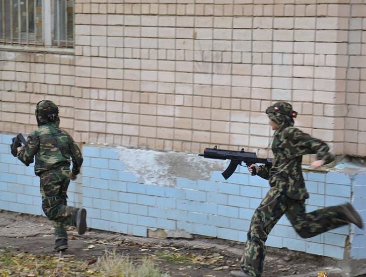 В Волжском районе прошли соревнования 
по лазертагу