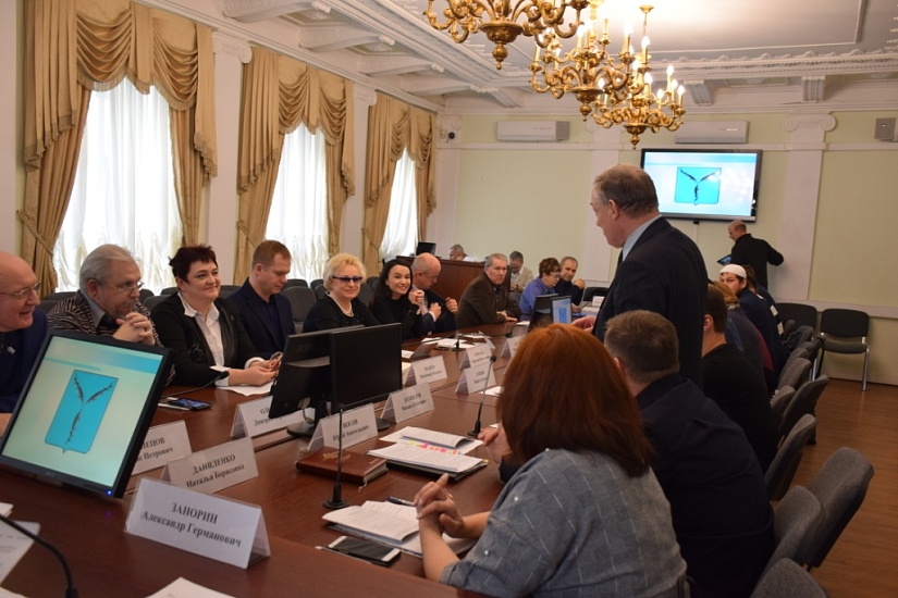 Прошло очередное заседание городской Общественной 
палаты