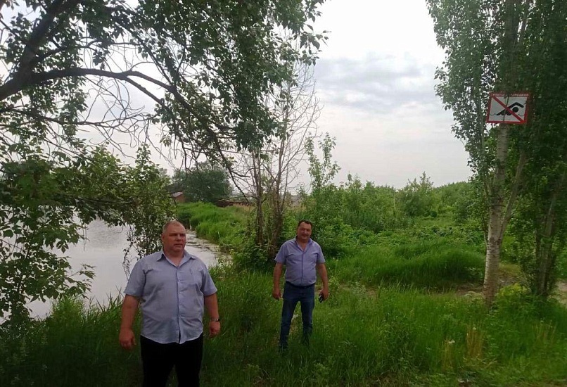 В поселке Воробьевка прошел рейд по безопасности 
на водных объектах