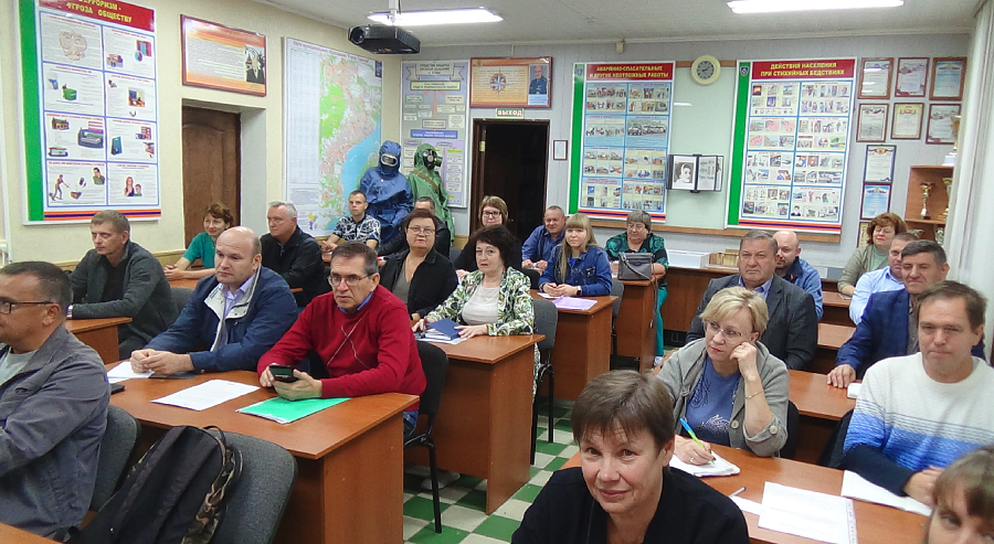 Стартовали занятия по подготовке должностных 
лиц и специалистов в области гражданской обороны и защиты от чрезвычайных ситуаций