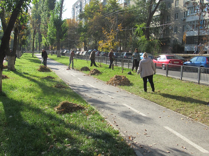 В Октябрьском районе прошел очередной 
санитарный день