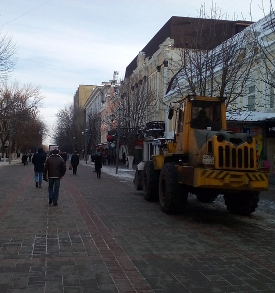 В центре города проходят работы по благоустройству