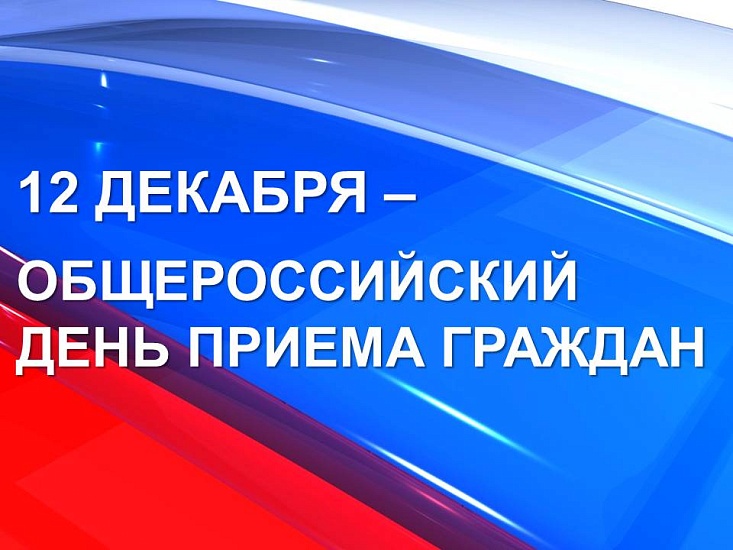 В День конституции состоится общероссийский 
прием граждан
