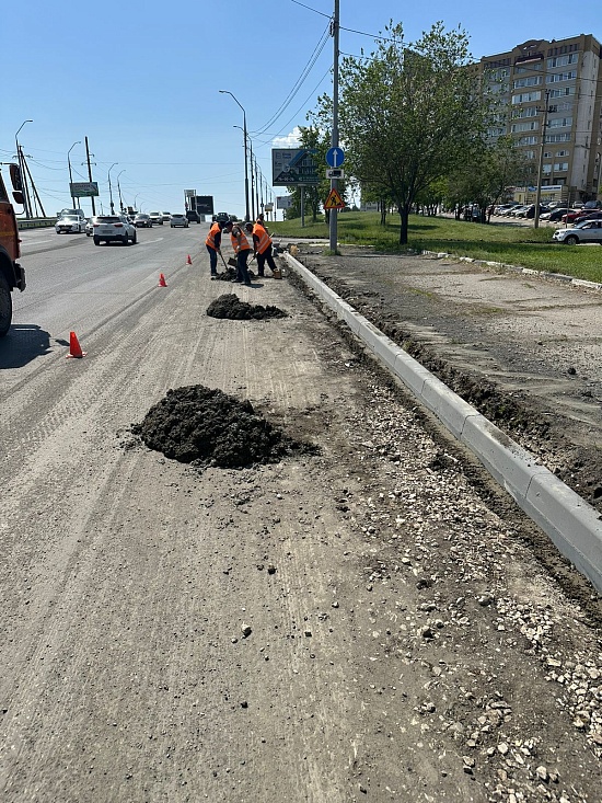 Продолжается ремонт автомобильных дорог