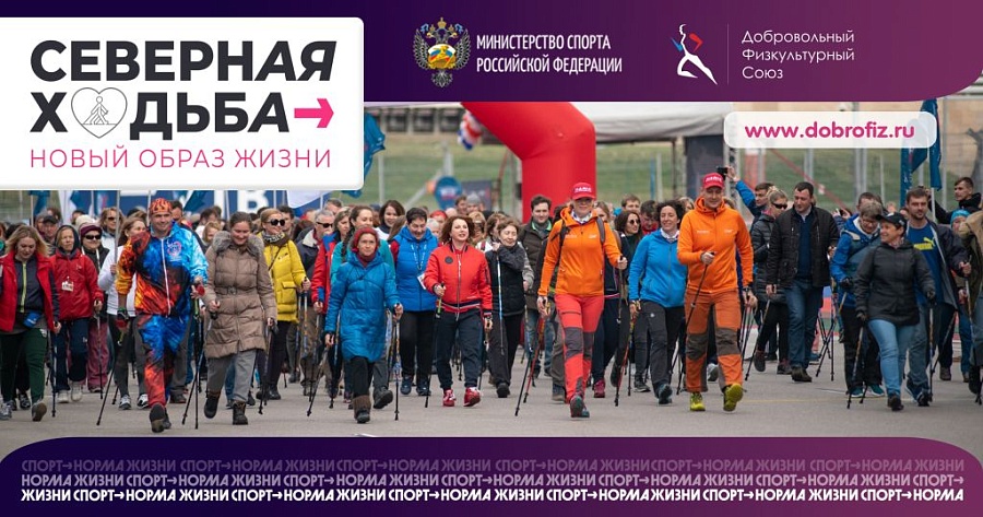 Стартовала регистрация на участие во Всероссийском 
проекте «Северная ходьба»