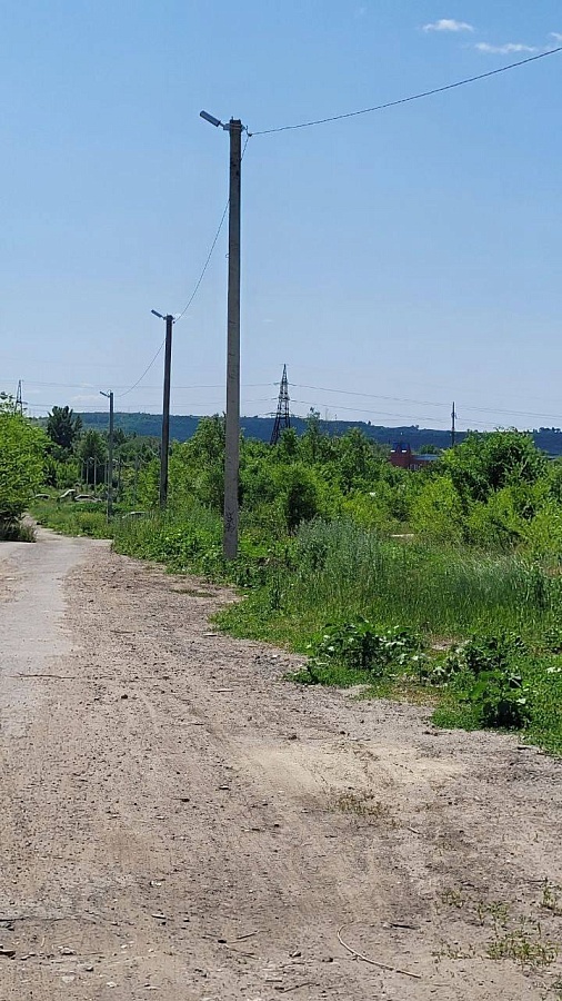 В пос. Воробьевка установили световые опоры 
и светильники