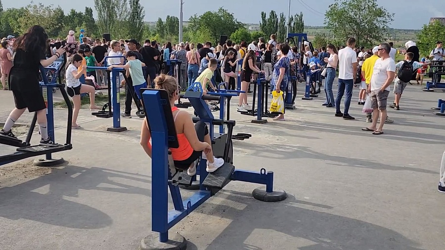 Состоялось открытие Народного Фитнес Парка 
в Ленинском районе