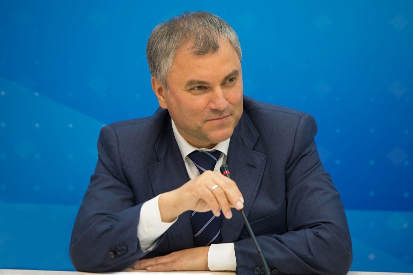 Интервью председателя Государственной 
Думы Вячеслава Володина