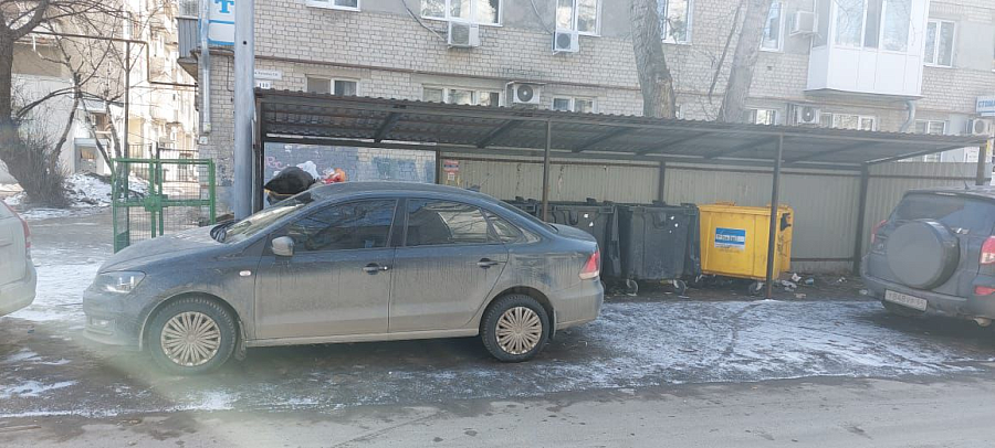 Проведено мероприятие по пресечению парковки 
вблизи контейнерных площадок