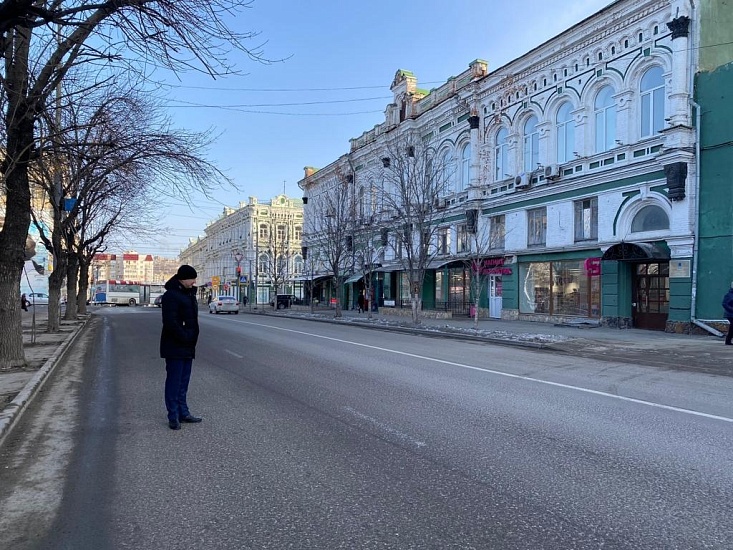 В областном центре провели мониторинг 
состояния объектов дорожной сети, отремонтированных в 2022 году в рамках национального проекта «Безопасные качественные дороги»