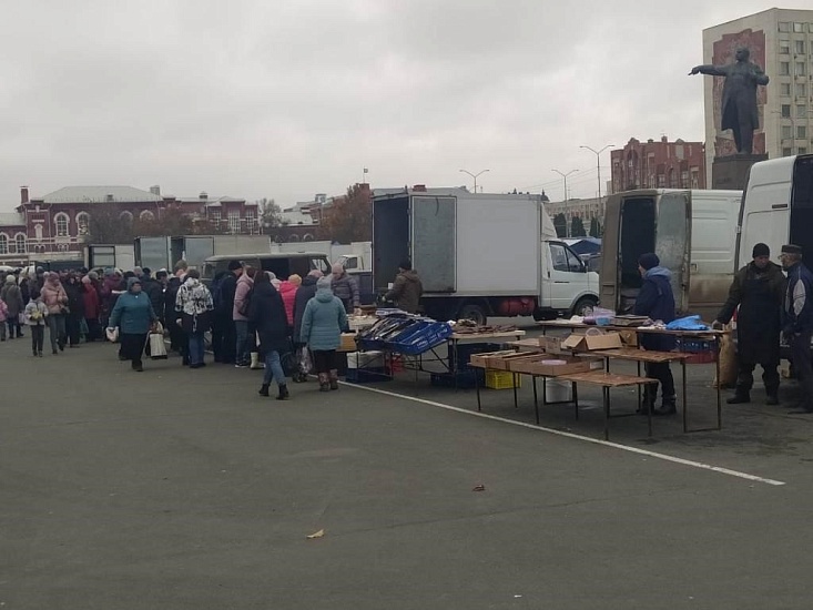 На Театральной площади пройдет ярмарка 
«выходного дня»