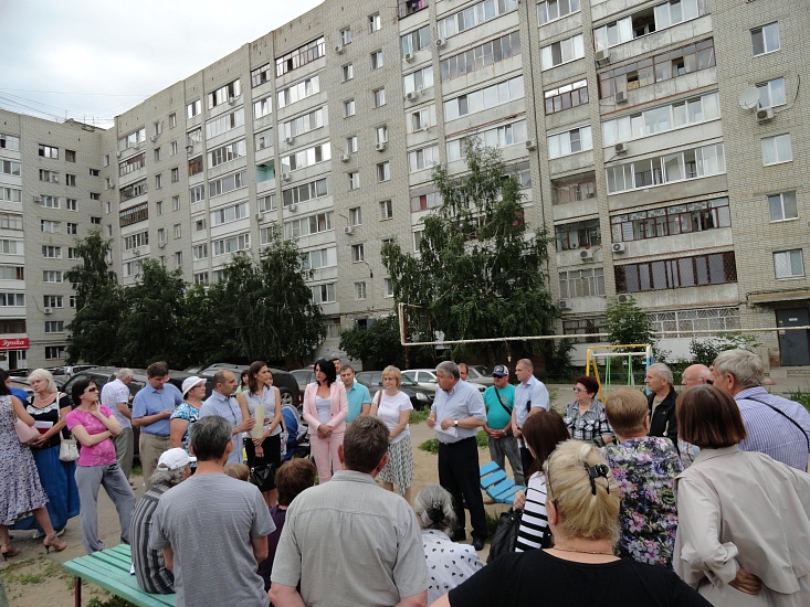 В поселке Юбилейныйсостоялась встреча 
с жителями