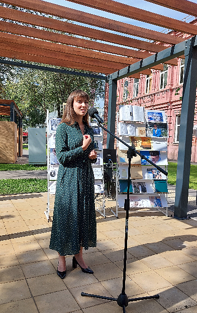 В Детском парке состоялся литературно-музыкальный 
вечер
