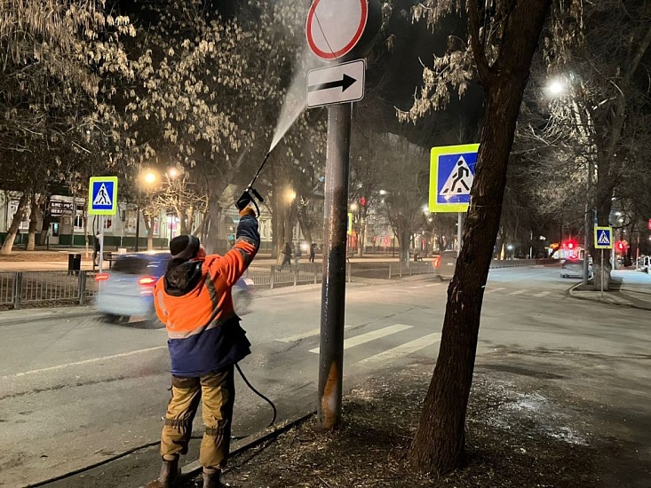 Более 1000 дорожных знаков приведено в нормативное 
состояние