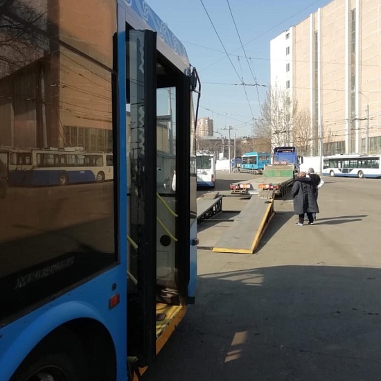 Михаил Исаев: «В Москве началась погрузка 
троллейбусов для Саратова»
