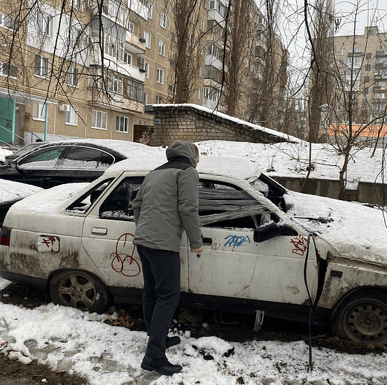 На территории Октябрьского района выявлены 
факты размещения брошенных автомобилей