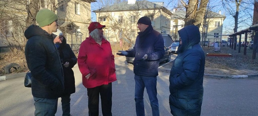 В Волжском районе состоялась встреча с 
жителями пос. Соколовогорский