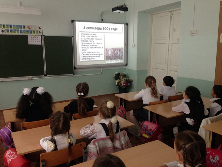Акция «Дети против террора» была организована 
во всех школах Волжского района