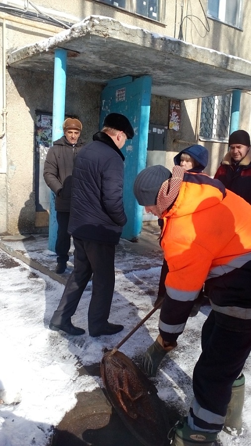 В Заводском районе ликвидировали аварийную 
ситуацию