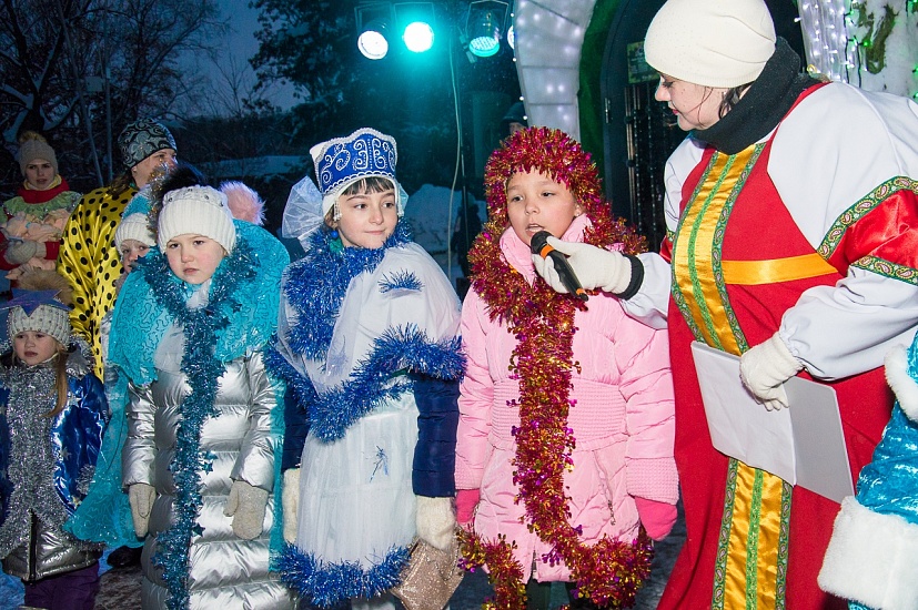 В Городском парке выбрали лучшую Снегурочку 
и сказочного героя
