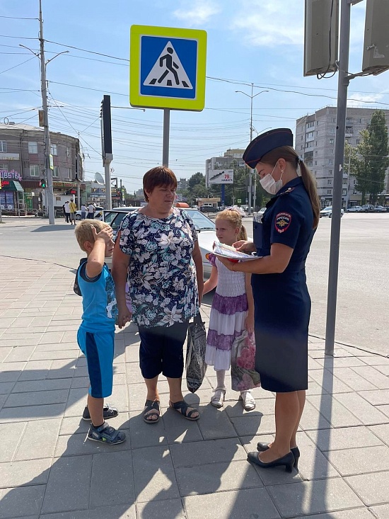 Сотрудники городской Госавтоинспекции 
провели акцию «Мы вернулись!»