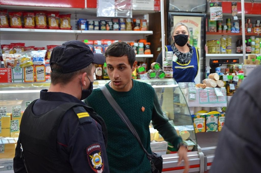 Сегодня составлено 5 протоколов за нарушение 
масочного режима