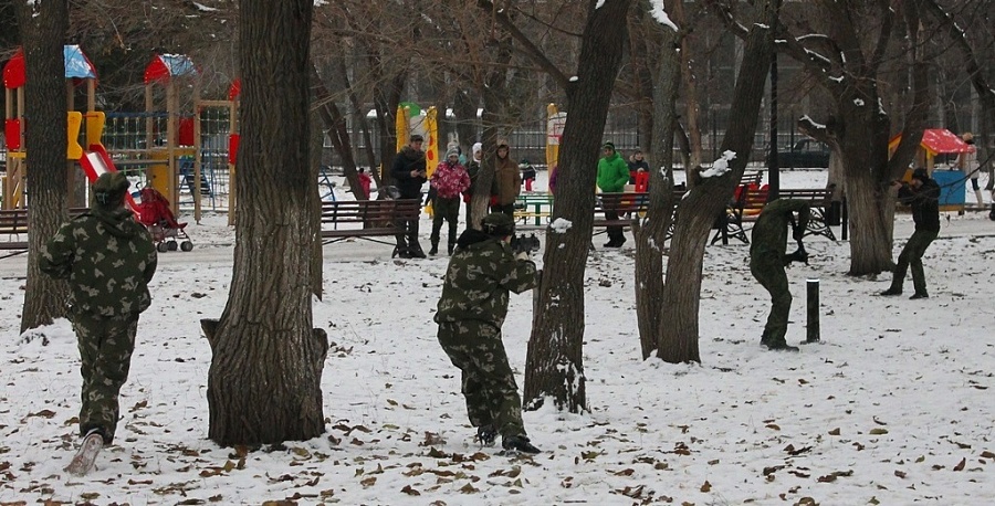 В Детском парке состоялся турнир по лазертагу