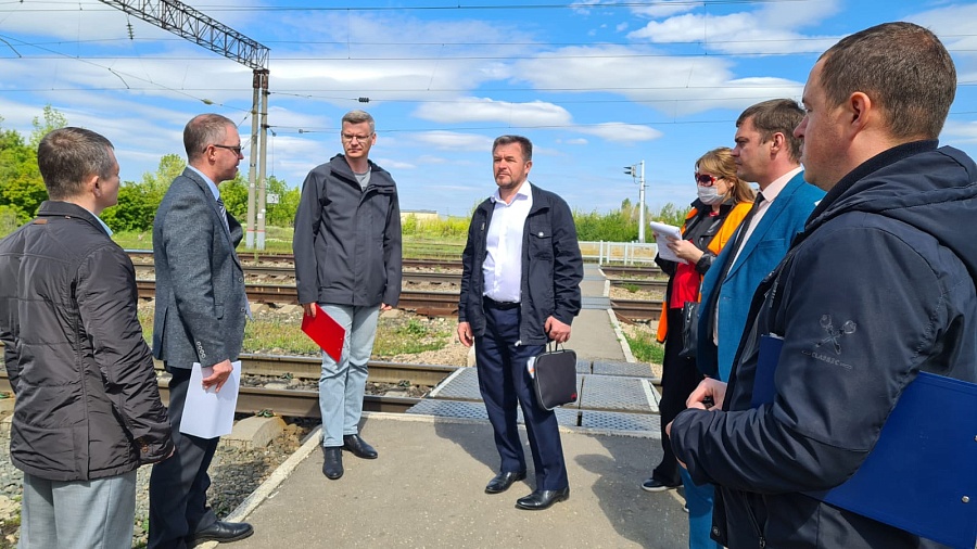 Состоялся комиссионный осмотр подходов 
к пассажирским платформам железнодорожного транспорта