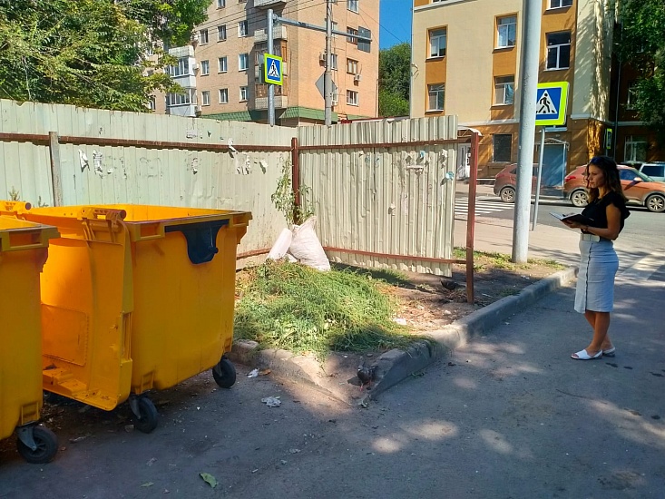 В Октябрьском районе продолжается мониторинг 
контейнерных площадок