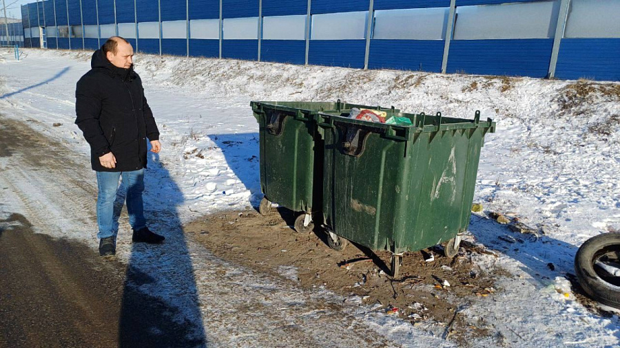 Проверка контейнерных площадок в Гагаринском районе