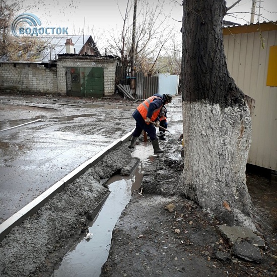 МУП «Водосток» выполняет работы по ликвидации 
последствий прошедших дождей