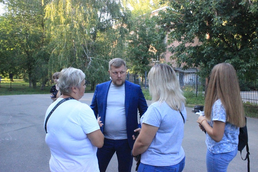 Андрей Марусов встретился с жителями Заводского 
района