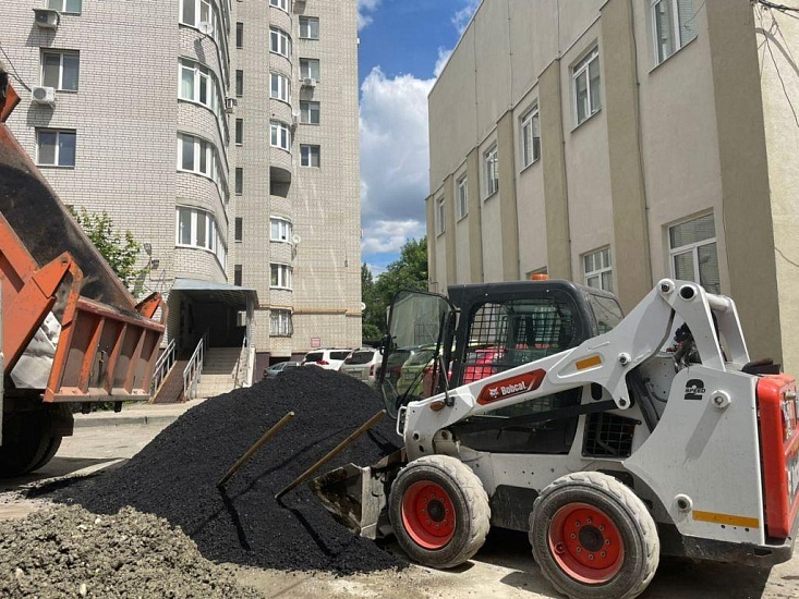 Ремонт половины дворов от запланированного 
в этом году объема выполнен