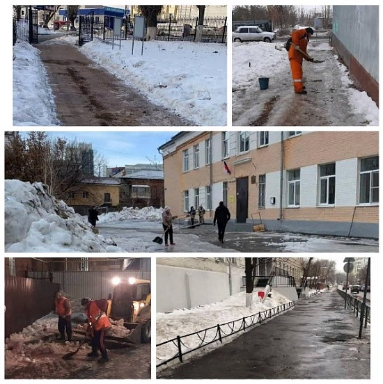 Первый заместитель главы администрации 
города рассказал о работе коммунальных служб по борьбе с гололедом