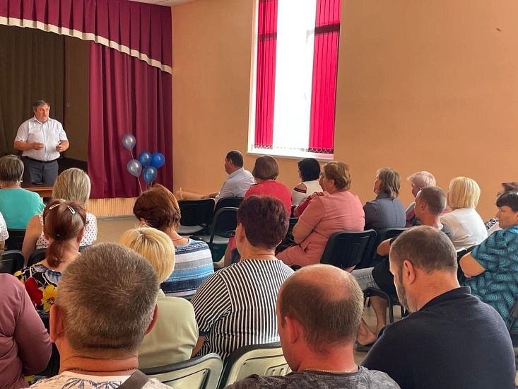 Прошла встреча с жителями Вольновского 
территориального управления