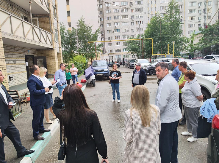 В Волжском районе прошла встреча главы 
с жителями