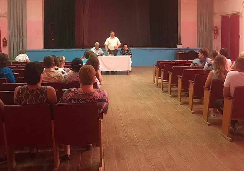 Андрей Шеметов провел встречу с жителями 
с. Рыбушка